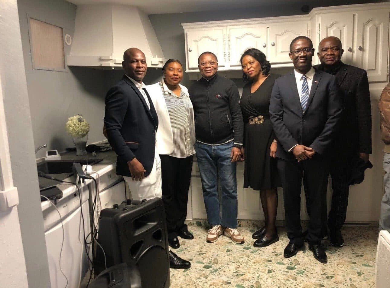 Équipe d'APDH lors de l'inauguration de la Maison d'APDH