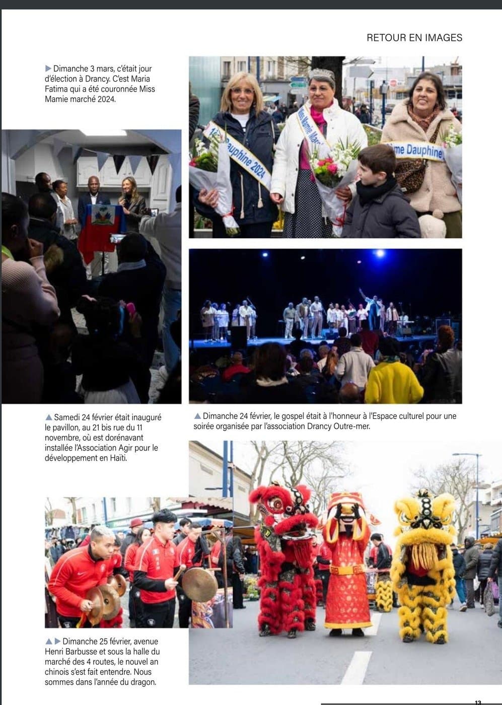 Article du Journal de Drancy évoquant l'inauguration de la Maison d'APDH